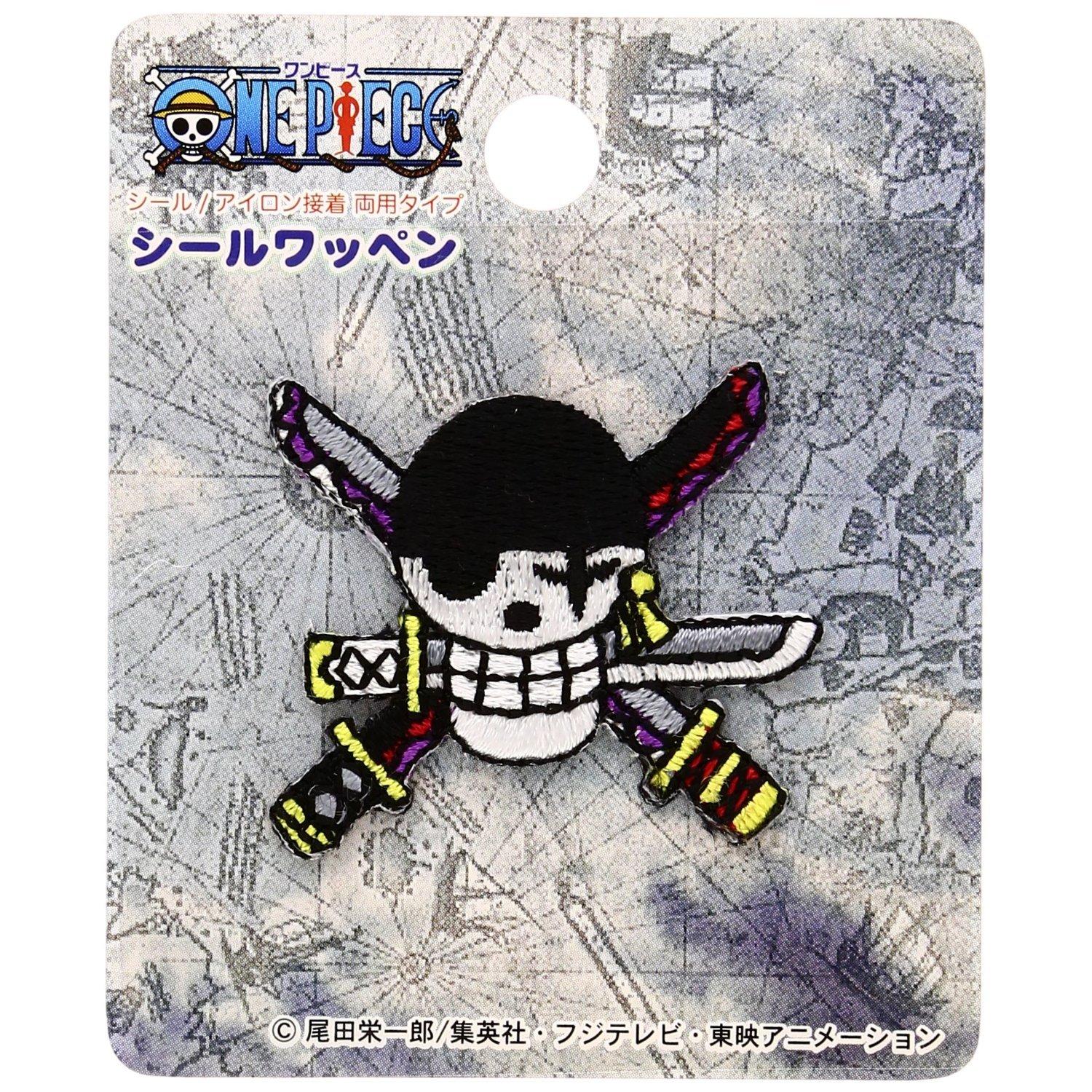 

Inagaki Clothes One Piece Seal Patch Pirate Flag Zoro 2 For Both Seal and Iron PES038