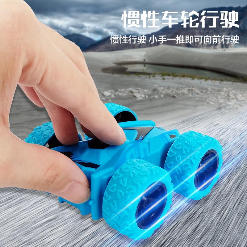 Kinder Trägheits Doppelseitiges Stunt Auto Spielzeugauto Modell Offroad Rutschender Kipper
