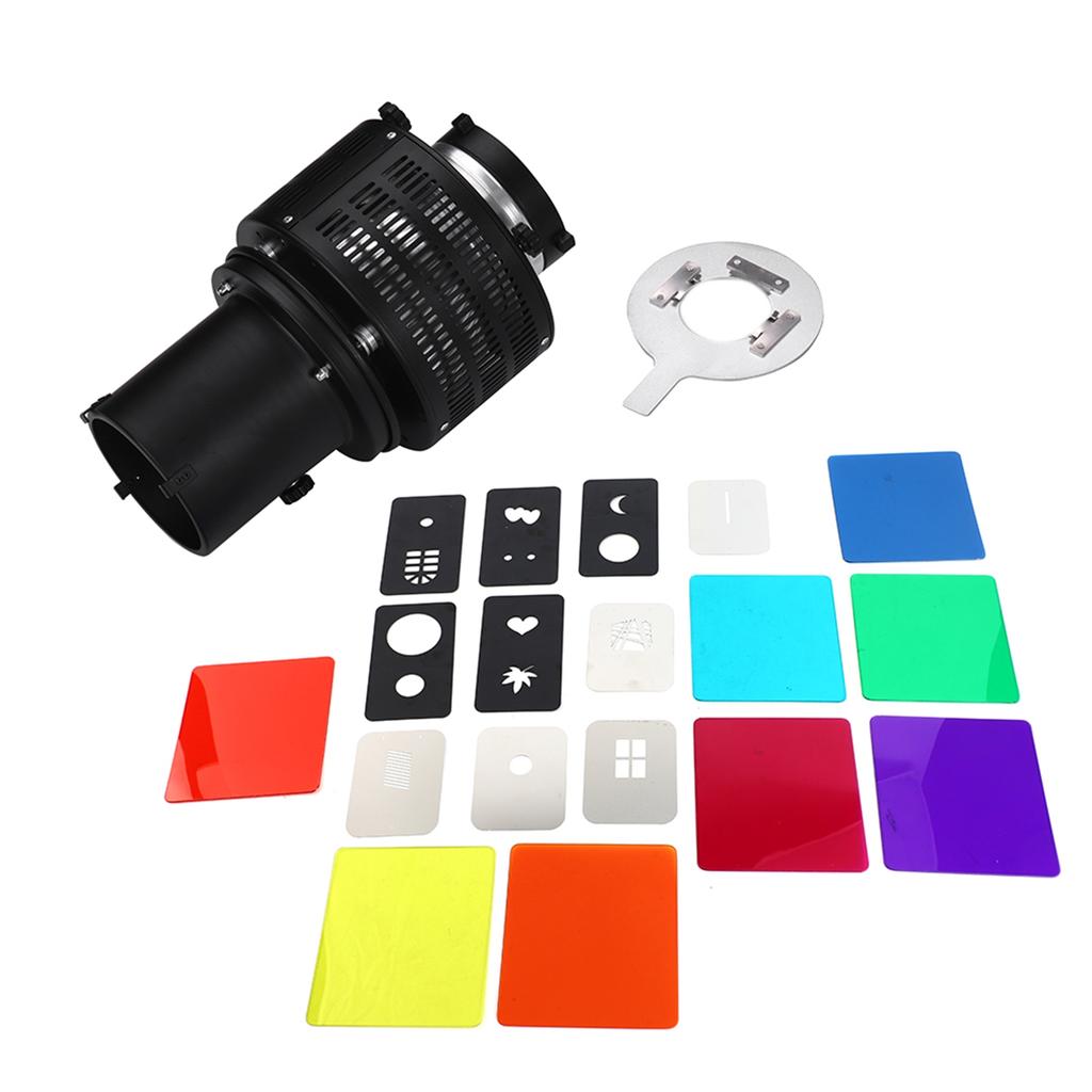 Metal Mount Focusing Snoot Reflector Flash Diffuser for Photography Artistic Effect