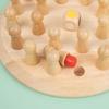 Wooden Color Memory Chess: Educational Game for Parent-Child Interaction and Concentration Training