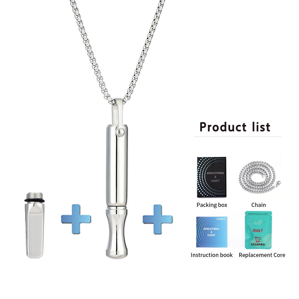 

Транскордонне намисто з підвіскою «Дихальна медитація» - ювелірні вироби усвідомленості Mint 5x20 PRO Gift Box - Tax Included