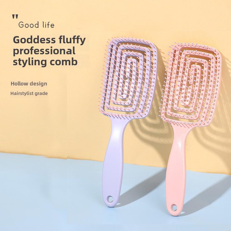 Najlepszy puszysty artefaktowy grzebień do masażu dla kobiet, grzebień żebrowy, spirala na komary, transgraniczny grzebień domowy w kształcie czaszki