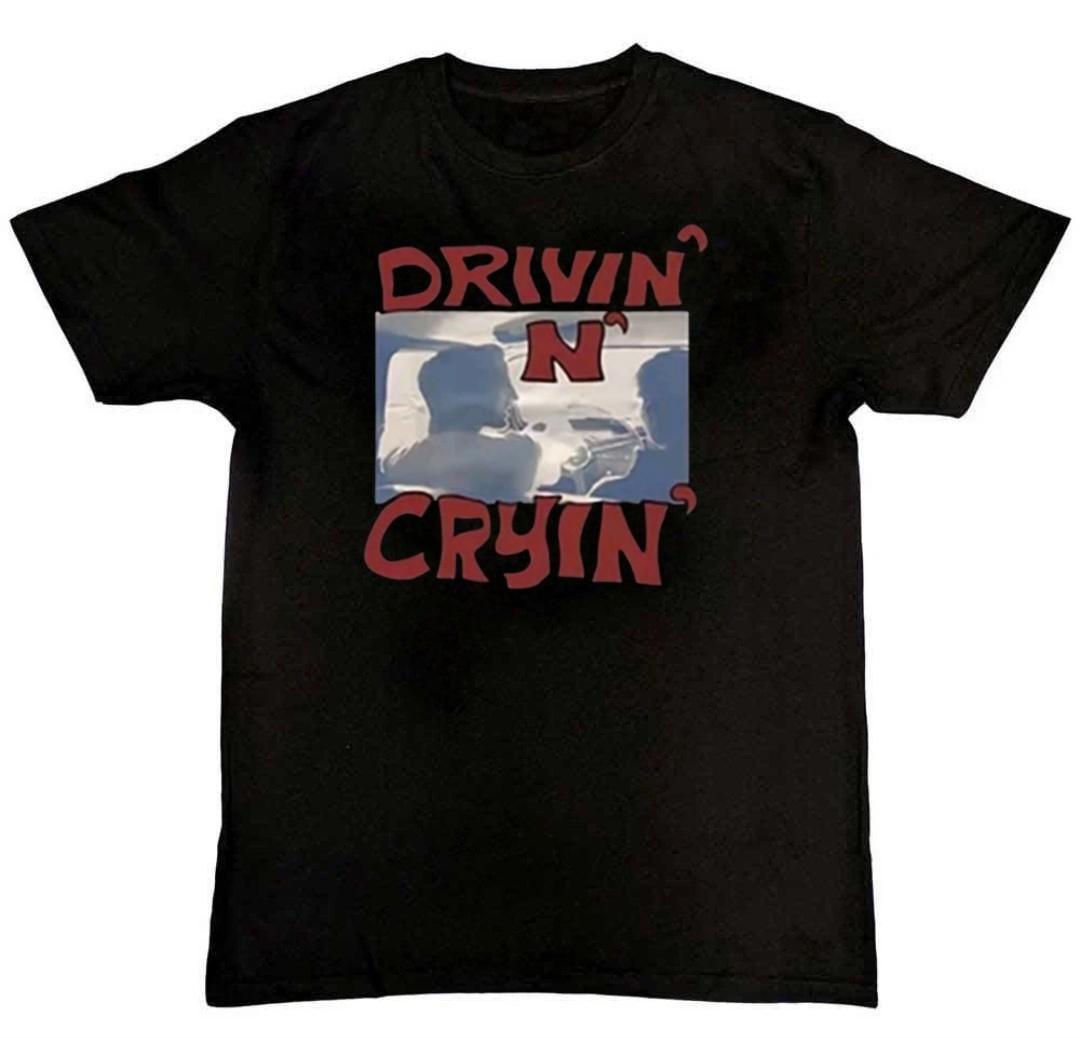 Vtg Drivin  N Cryin  Band Graphic Print Mens T-Shirt XXXXL