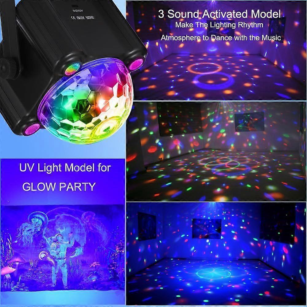 Disco Ball Party Lights, Disco Ball Decor Disco Light Sound Activated with Remote Control
