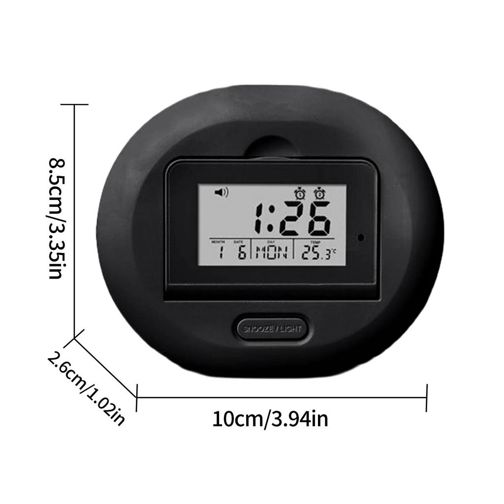 Vibrating LED Digital Alarm Clock Timekeeping Equipment With 3 Modes Countdown Temperature Display Weekdays And Weekends
