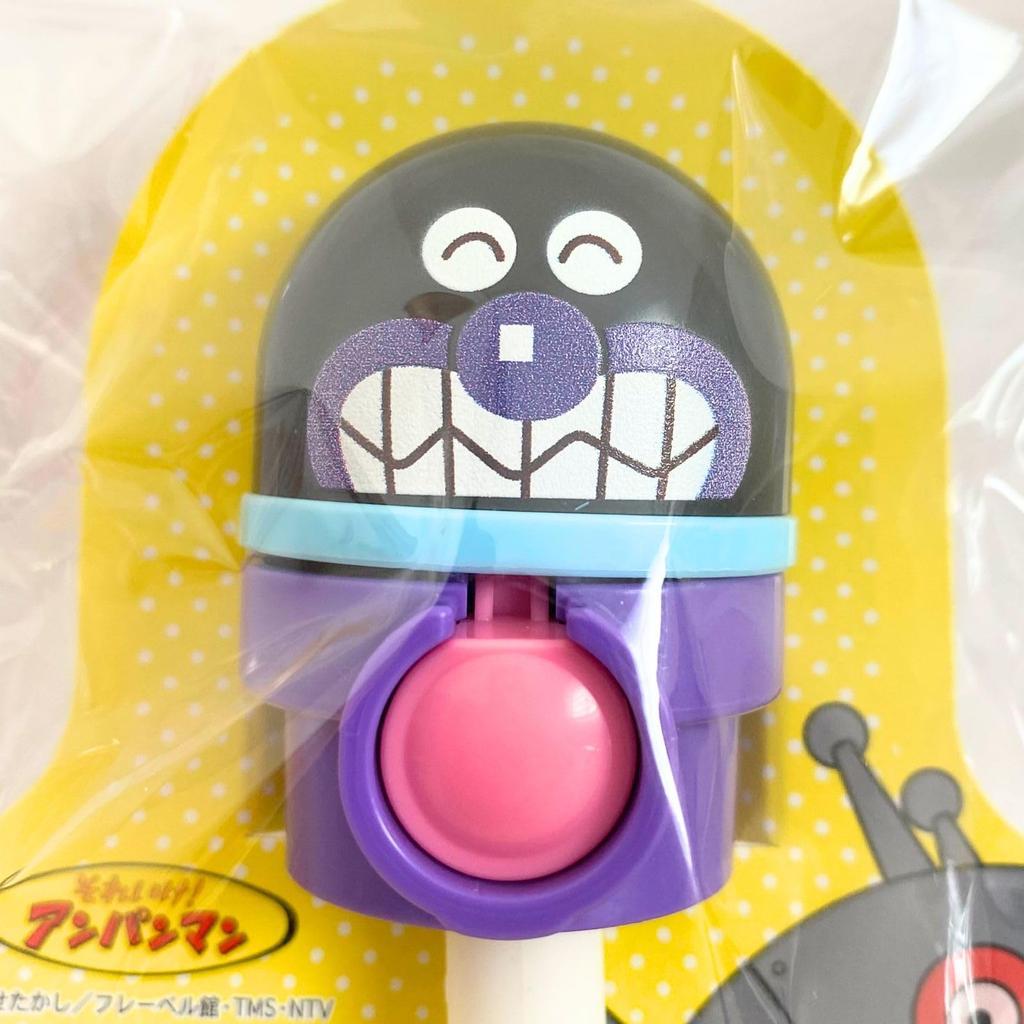 [Set of 5] Anpanman Museum Exclusive Plastic Bottle Caps (5 Straw Caps) - Anpan, Baikinman, Dokin-chan, Kokin-chan, Dadandan