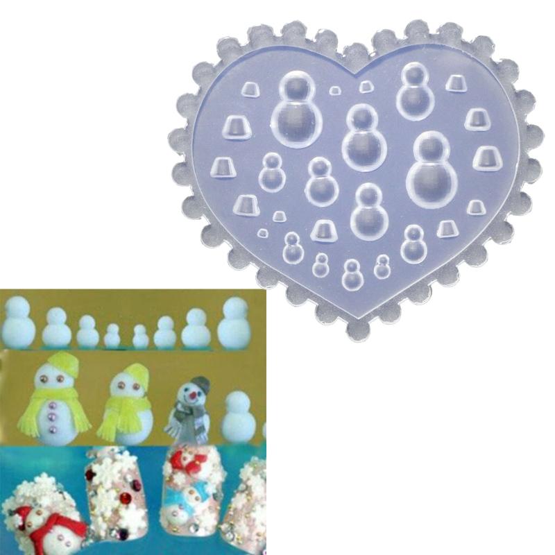 Mini Nail Art Silicone Mold Flower Bone Skull Resin Mold Jewelry Tool 3D Nail Art Mold Nail Art Decorative Mold for Girl