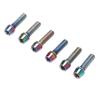 Steel Water Bottle Cage Bolts M5x23mm Colorful Water Bottle Cage Bolts for Fixing Handlebar Ends