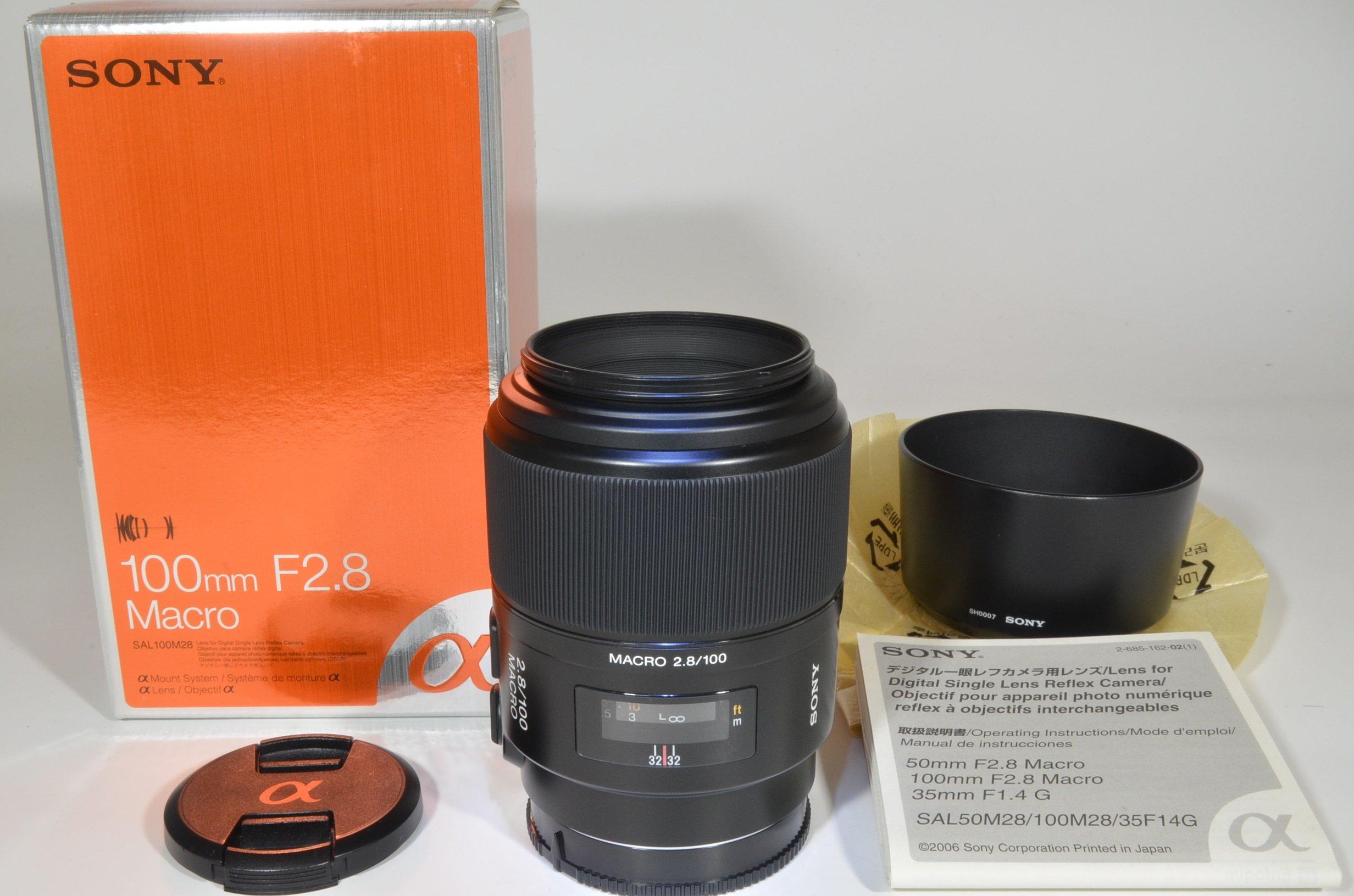 

SONY 100mm Macro SAL100M28 F2.8