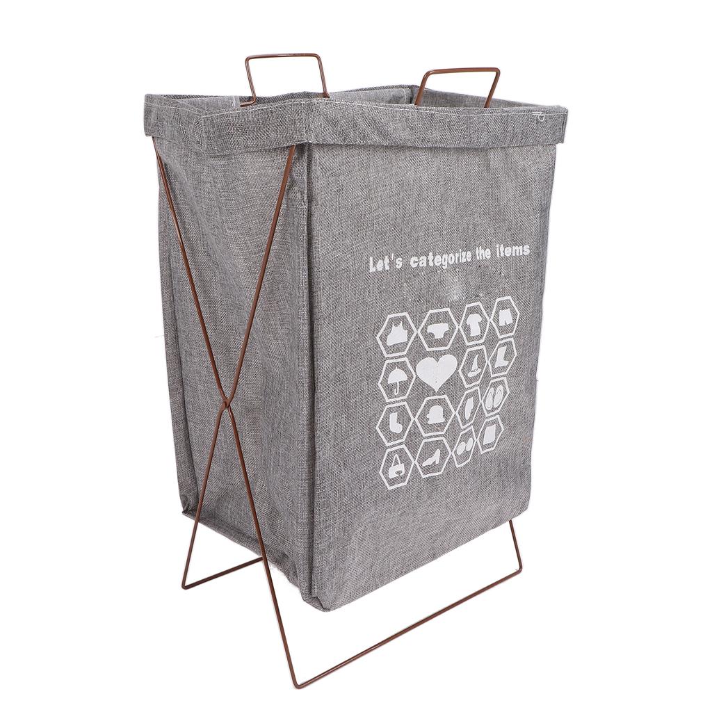 Large Laundry Basket Stable Exquisite Simple Large Clothes Storage Basket for Home BarbershopWithout Cover