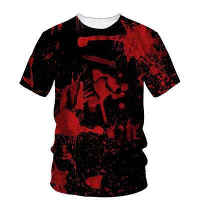 Art Graffiti T Shirts Men's Clothes Harajuku Street O Neck T-shirt 3D Printed Graphics Personality
