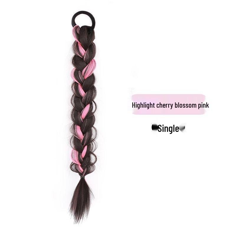 Trendy Sweet & Spicy Dreadlock Highlight Wig with Fishbone & Twist Braids