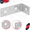 KOTARBAU® Carpenter's Angle Construction Connector Stainless Steel Galvanized 100 x 50 x 35 MM