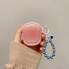 Fashion Pearls Hoop Heart Pendant Phone Case Straps Lanyard Pocket Keychain Strap Backpack Charm Car Key Decoration Chain