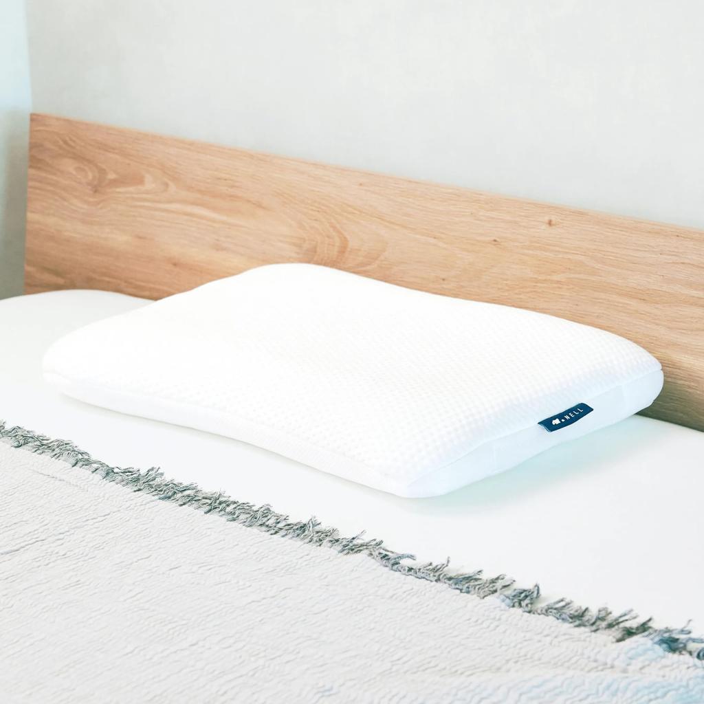 [Official] NELL Pillow, Off-White, 120-Day Trial [High-Resilience, Adjustable Height, Washable, Side Sleeper, Pressure Relief, Comfortable Sleep,