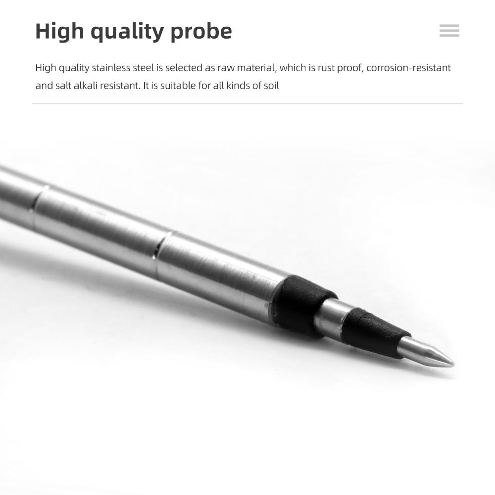 Soil EC Meter 0-1999us/cm High Precision EC Tester Probe ATC Conductivity Detector for Farmland Garden Planting Aquaculture