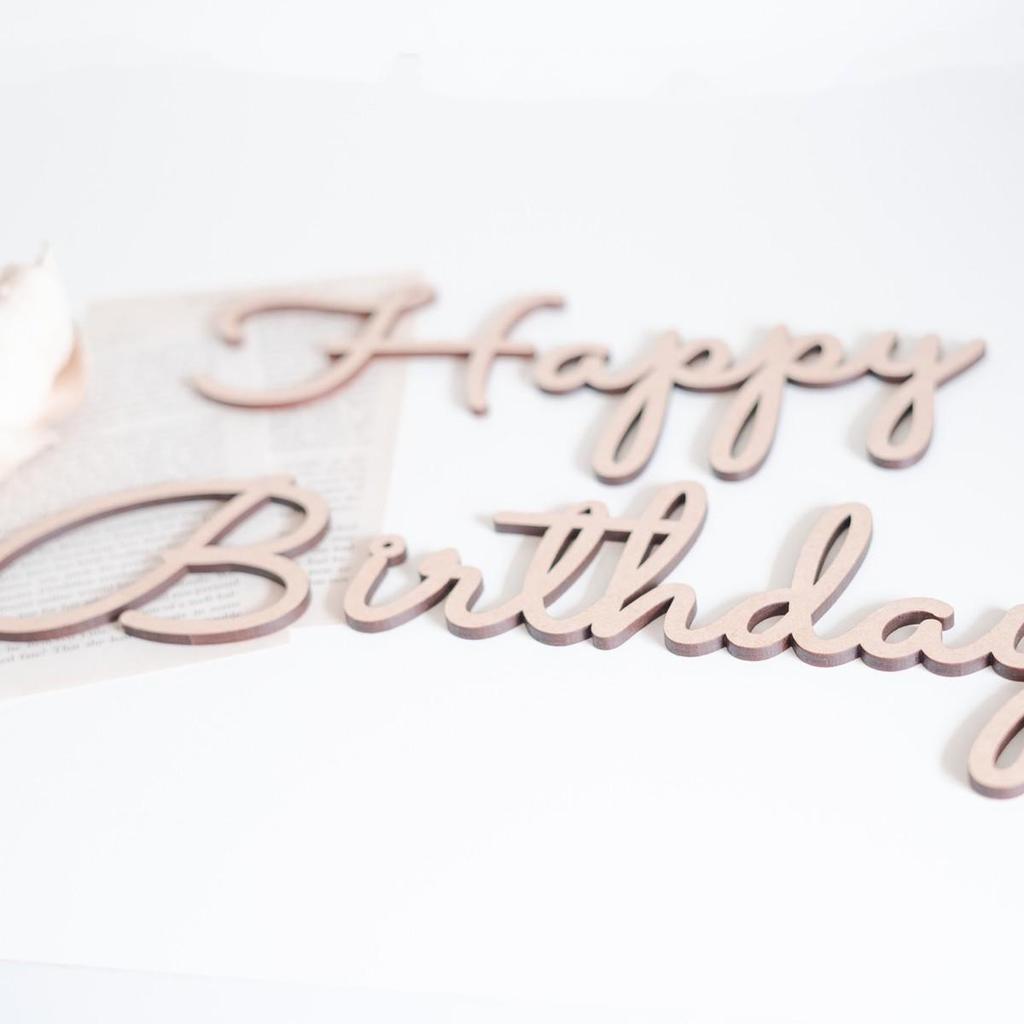Children's Room 100-Day Birthday Wooden Decorations and Photo Props, Ins Style