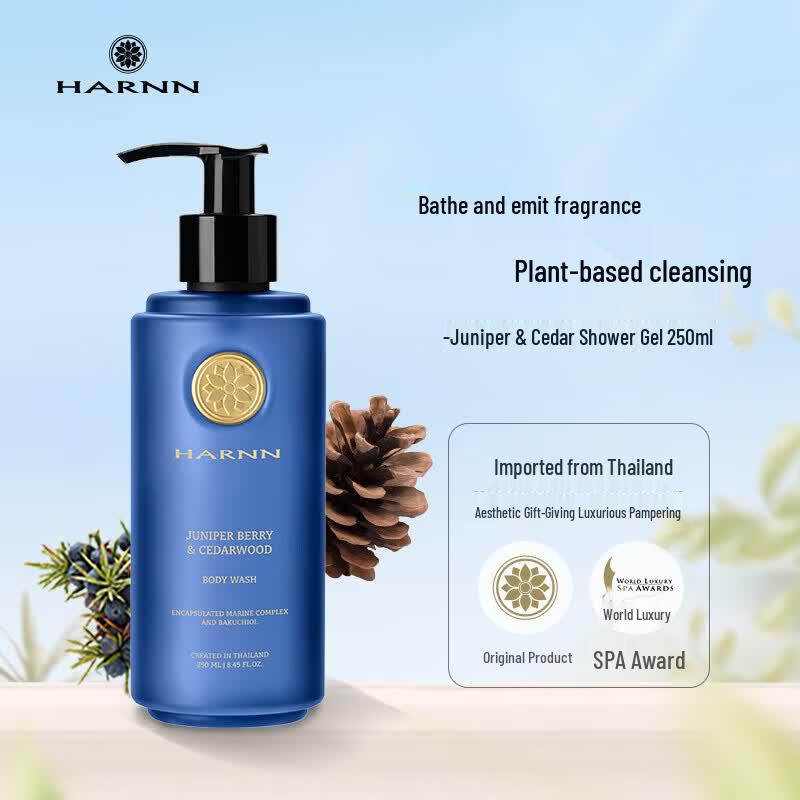 HARNN Cedarwood & Juniper Berry Shower Gel