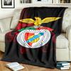 Sport Lisboa e Benfica Thema Decke Geeignet für Betten Sofas und Camping Perfekt für Männer und Frauen Bequeme Bettwäsche das ganze Jahr über