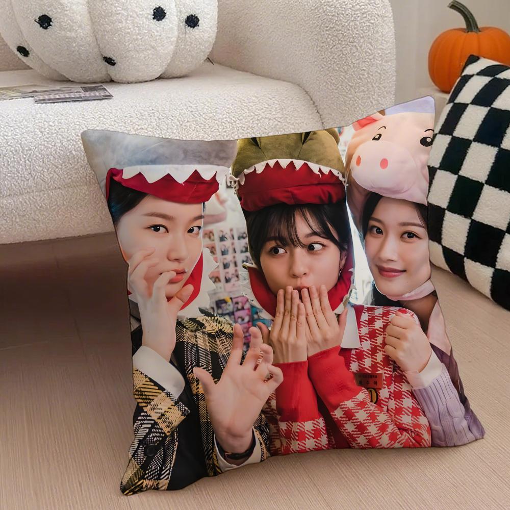 Drama TTrue Beauty Cushion Cover Throw Pillow Cover Hidden Button Durable Polyester Chair Cushion
