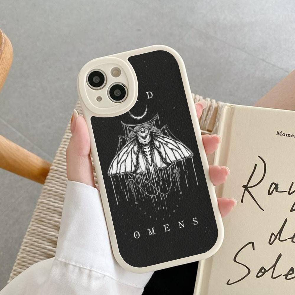 Bad Omens Music Band Leather Phone Case For IPhone 16 15 14 13 12 11 Pro Max Plus Shockproof Cover