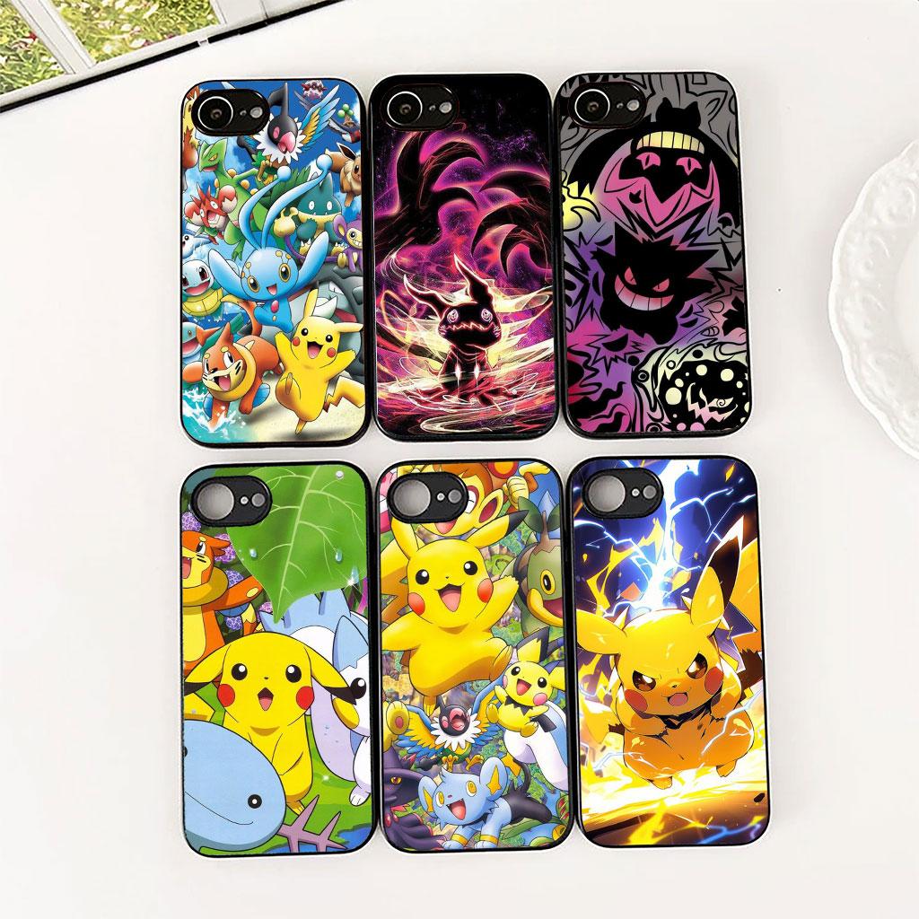 Phone Cover for Motorola Moto G55 G45 G75 G85 G13 Edge 50 30 Fusion 40 NEO Ultra Pro Soft Case P-Pokemons GO Gengar P-Pikachus