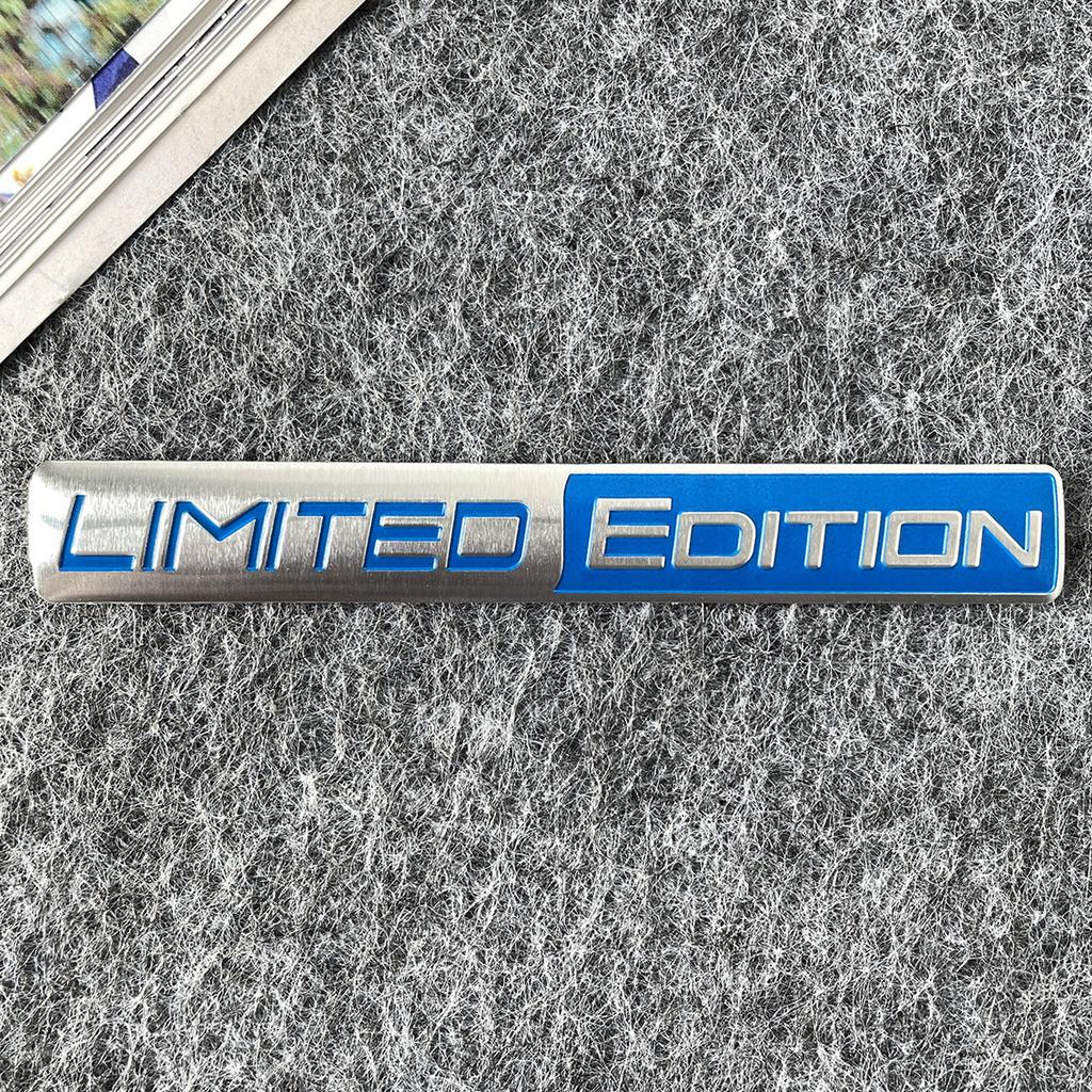 3D Aluminium Limited Edition Emblem Metallaufkleber Auto Karosserie Heckscheibe Umbau Dekoration Aufkleber Motorradaufkleber