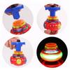 Glowing Toys With Launcher Spinning Top Luminous Rotating Toy Music Spinning Toy Rotating Gyro