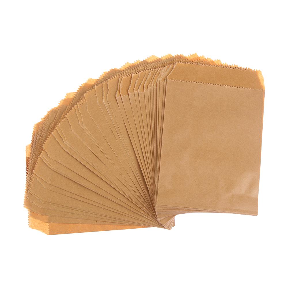 Baking Wrapping Supplies Wave Dot Popcorn Bag Kraft Paper Bag Packing Pouch Candy Biscuit Bags