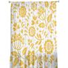 Perdele Tulle cu Flori cu Ramuri Galbene pentru Dormitor Perdele Voile Moderne Decor pentru Casă Perdele pentru Fereastră