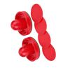 Plastic Lightweight Goalies Ice Hockey Pushers Pucks Set Replacement for Tables Game (S)