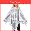 Versatile Skeleton Lace Shawl Ideal For Halloween Or Home Decor