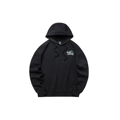 Anta Moletom Pulôver Estampado Life Series Tops Unissex Preto 952218734-4