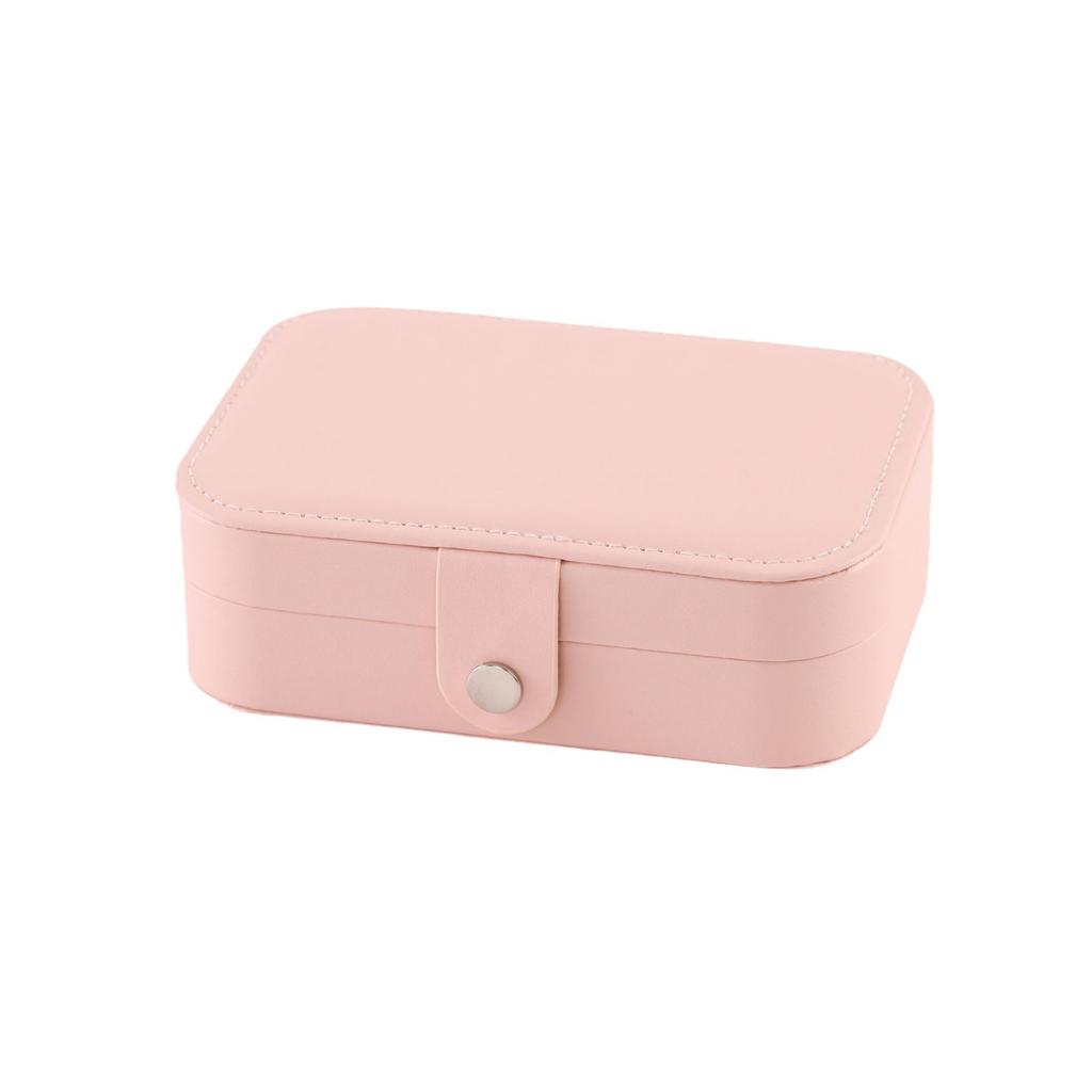 Jewelry Storage Box High-end Double-layer Jewelry Box Jewelry Ring Earring Box Jewelry Packaging Gift Box
