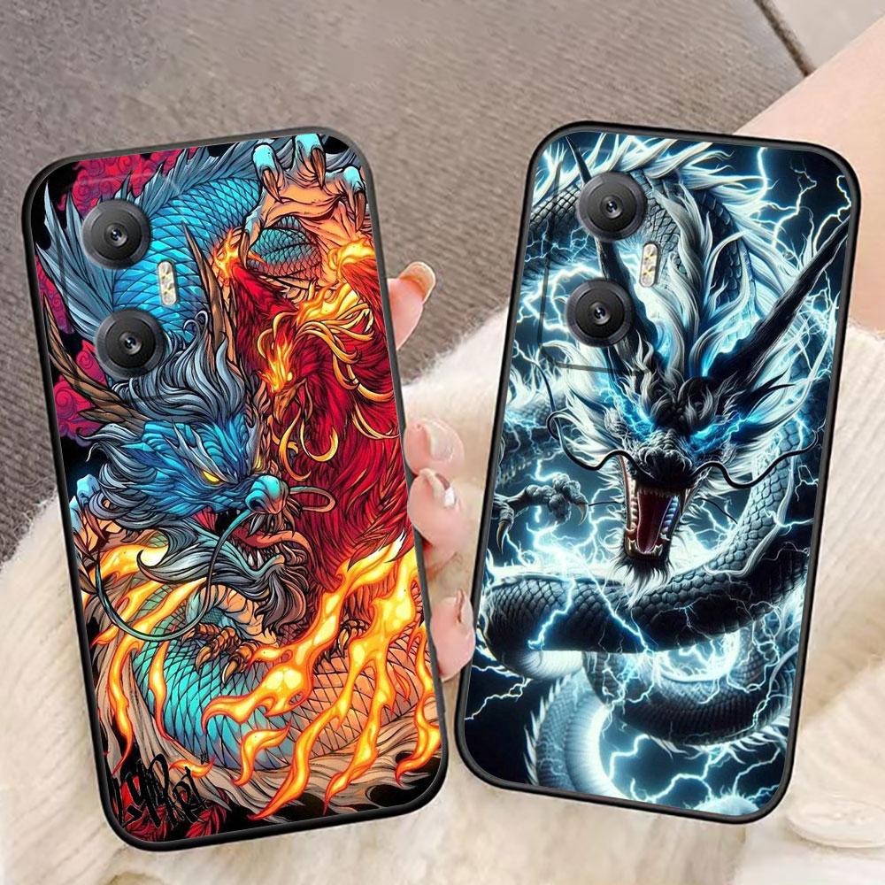 Dragon Tiger Wolf Cover Phone Case For Infinix HOT 60 50 10 10I 10S 11 12 12I 20I 20S 30I ZERO X 20 30 40 Silicone Case Shell
