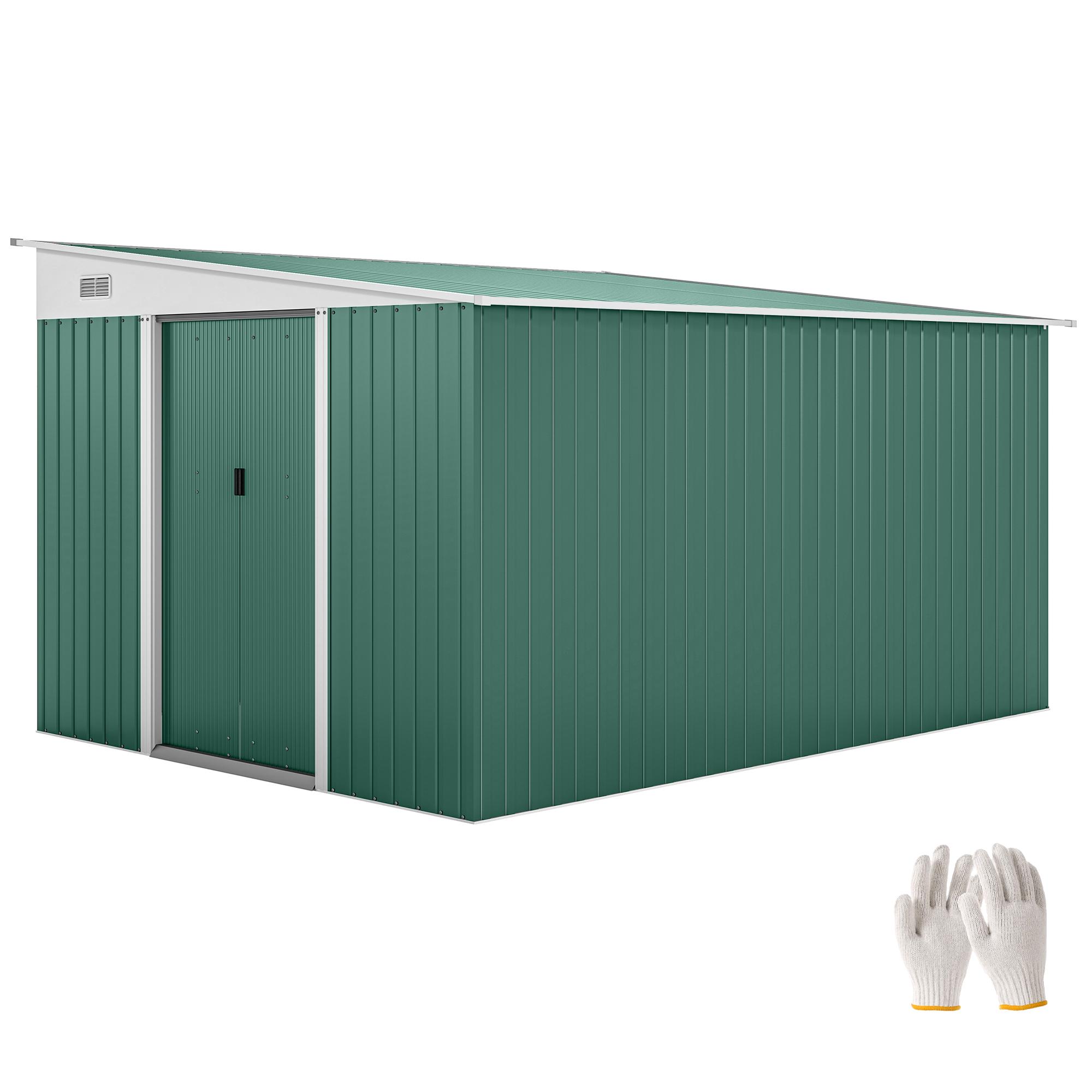 Garden Metal Storage Shed Outdoor Metal