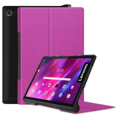 Husă orizontală din piele PU Custer Texture cu suport și funcție de repaus/trezire pentru Lenovo Yoga Tab 11 / YT-J706X
