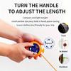 1PC Portable Retractable Clothesline Outdoor Travel Camping Hotel Windproof Anti-slip 10M Laundry Hanger Drying Rope Accessories
