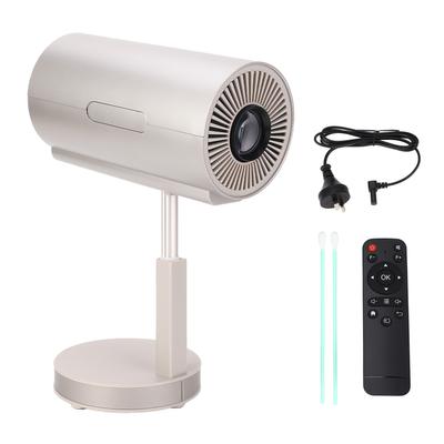 Smart Mini Projektor 4K 1080P Unterstützung Versteckter Ständer Tragbarer Heimprojektor für Android 90 Grad