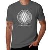 White Sempiterrnal Logos TShirt Casual Basic Short Sleeve TShirt