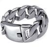 32mm width bling massive 316L stainless steel steel tone Hip hop bracelet designer chrams