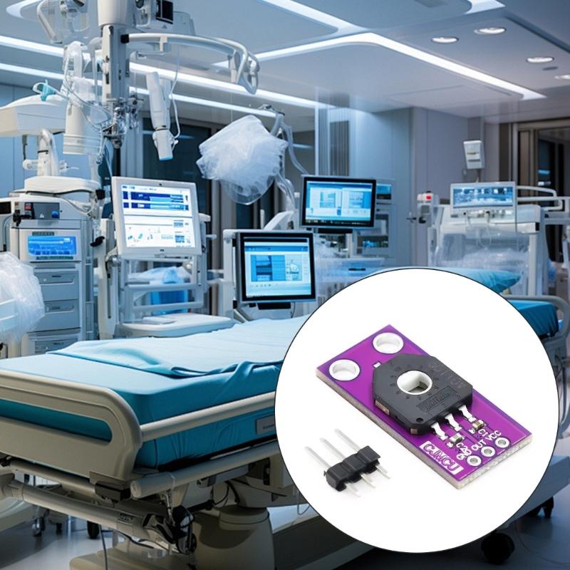 Kompaktní modul senzorů úhlu natočení s SMD montáží a detektory s technologií proti rušení pro robotické aplikace