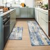 1Pcs Anti Fatigue Kitchen Rug Absorbent Bohemian Waterproof Non-Slip Thick Cushioned Kitchen Mat Heavy Duty Comfort Standing Mat for Kitche