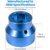 Fuel Filter/Oil Filter Socket 24Mm / 36Mm Reversible Fuel Filter Cap Remover And Taller Assistant For 2003-2010 6.0L / 6.4L Ford Powerstroke Diesel