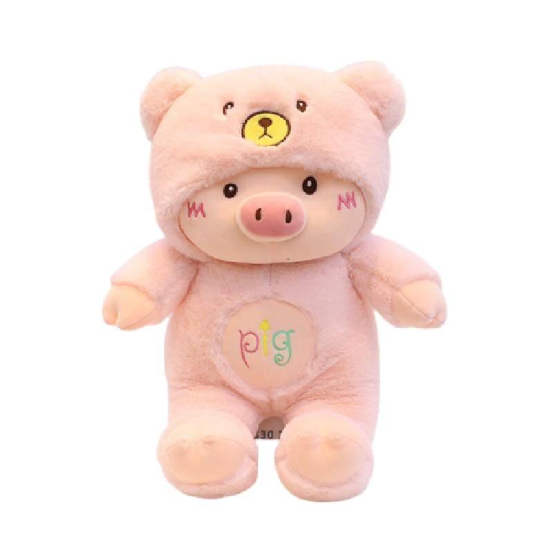 Weiches und kuscheliges Schweine-Stofftier für Kinder in drei Farben und Größen