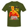 Vintage Boxing Movie Soviet Russian Boxer Ivan Drago Home Tshirt Saltstyle Vibe Ribbed Collar Tees