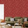 Christmas Red and Orange Wallpaper for Living Room and Bedroom 50x1000