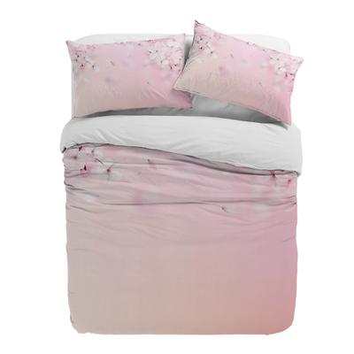Spring Flower Peach Blossom Pink Cherry Blossoms Duvet Cover With Pillow Case Bedding Set Quilt Cover Double Bed Home Textile