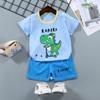 Childrens Short-Sleeve Sets Cotton Boys T-Shirts Baby Summer Clothing Girls Shorts Infant Clothing Summer Clothing