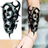 Tiger Flower Temporary Tattoos For Women Men Realistic Lion Scorpion Vampire Skull Compass Fake Tattoo Sticker Forearm Tatoos